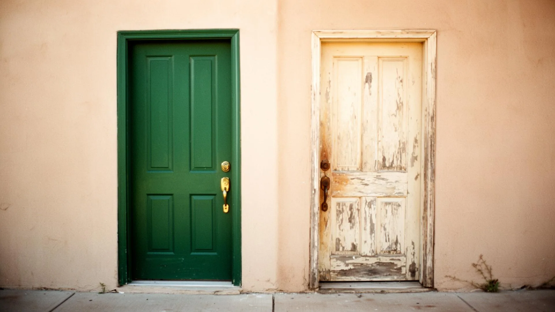 Two doors. One decision.