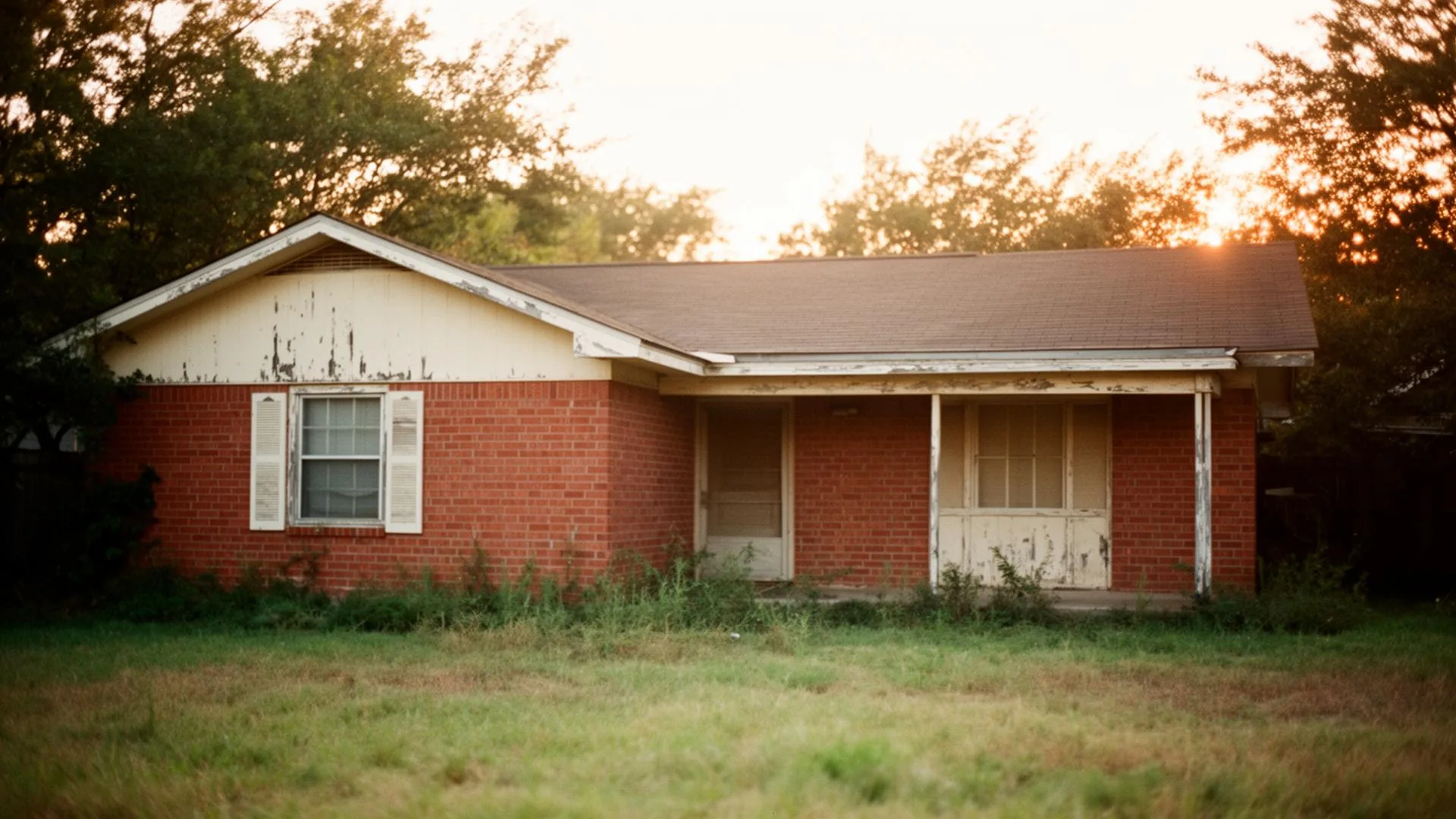 Tarrant County brick ranch — bought as-is